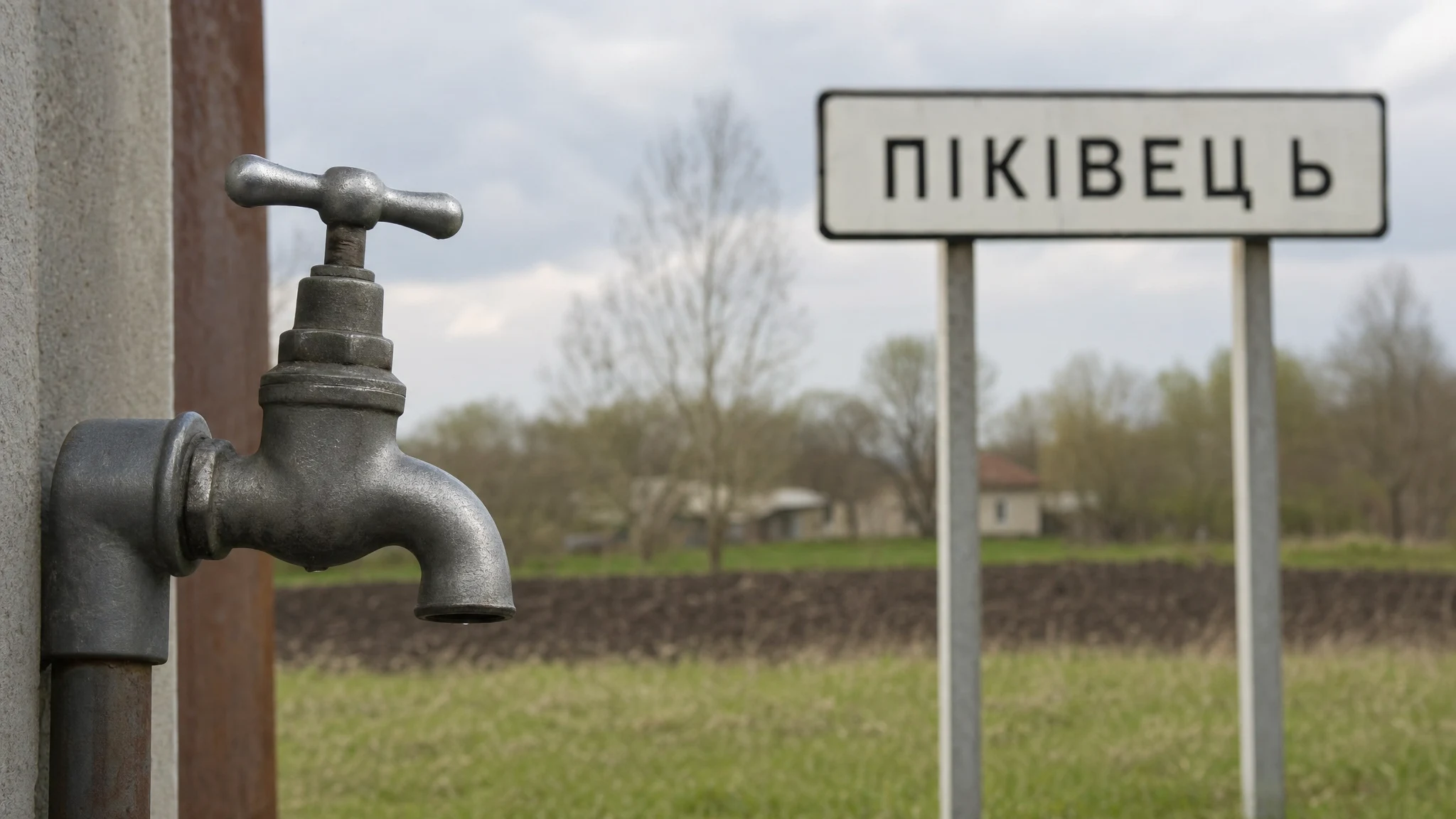 Ілюстрація до повідомлення про відключення води у селі Піківець